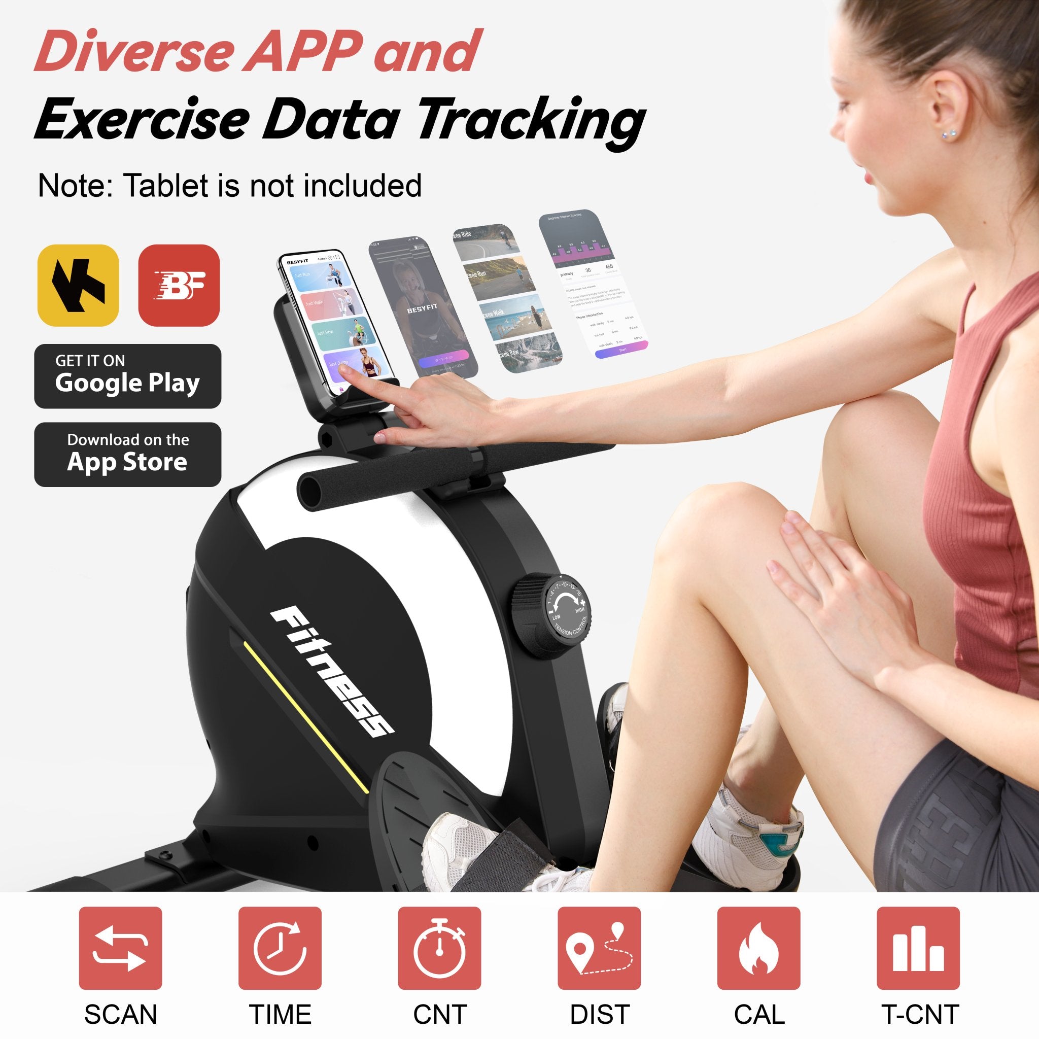 Magnetic Resistance Rowing Machine | Lichico